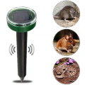 4Pcs Mole Rat Repellent Solar Ultrasonic Repeller Spike Garden Pest Deterrent